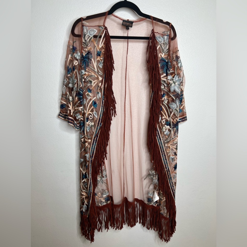 Shayanne Layering Boho / Cowgirl / Western Kimono - Large